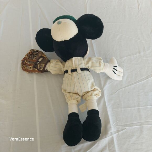 Vintage Disney Mickey Mouse Baseball Stuffed Doll - Picture 3 of 14
